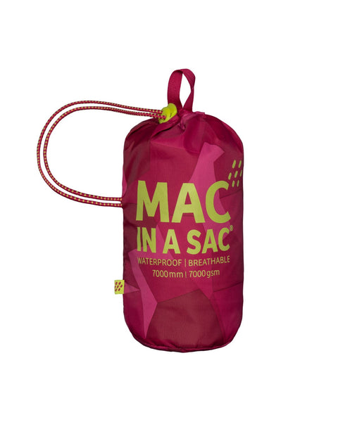 Mac in a Sac Edition Unisex Waterproof Packable Jacket - Pink Camo