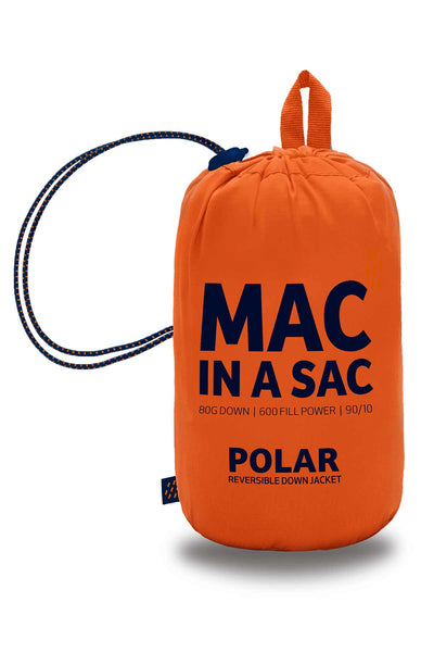 Mac in a Sac Polar Mens Reversible Down Jacket - Flame Navy