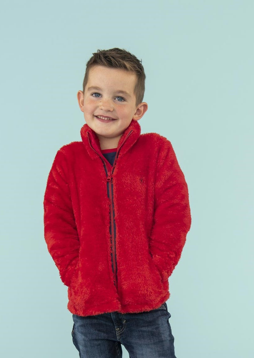Red teddy bear jacket shop
