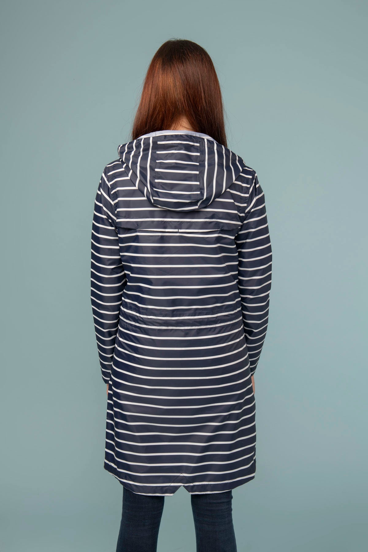 Striped sale raincoat womens