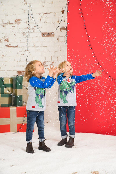 Oliver Top - Christmas Dino