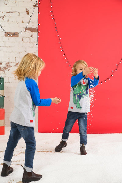 Oliver Top - Christmas Dino