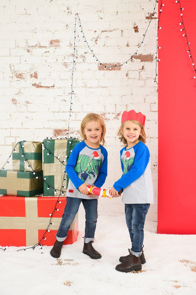 Oliver Top - Christmas Dino