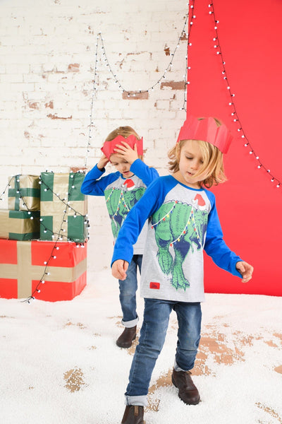 Oliver Top - Christmas Dino