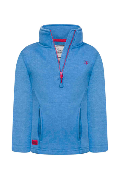Robyn Girls Half Zip Jersey - Cornflower