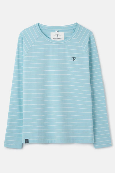 Seashore Long Sleeved Top - Pale Blue